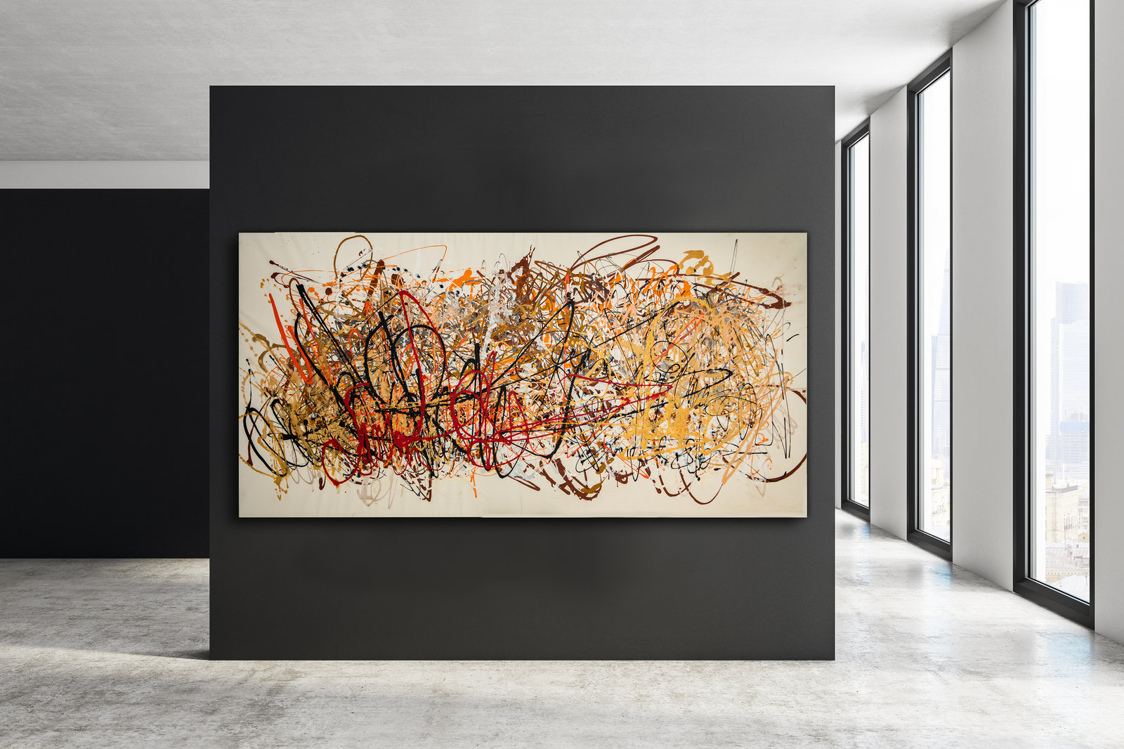 Danza di Fuoco, 250cm x 125cm
