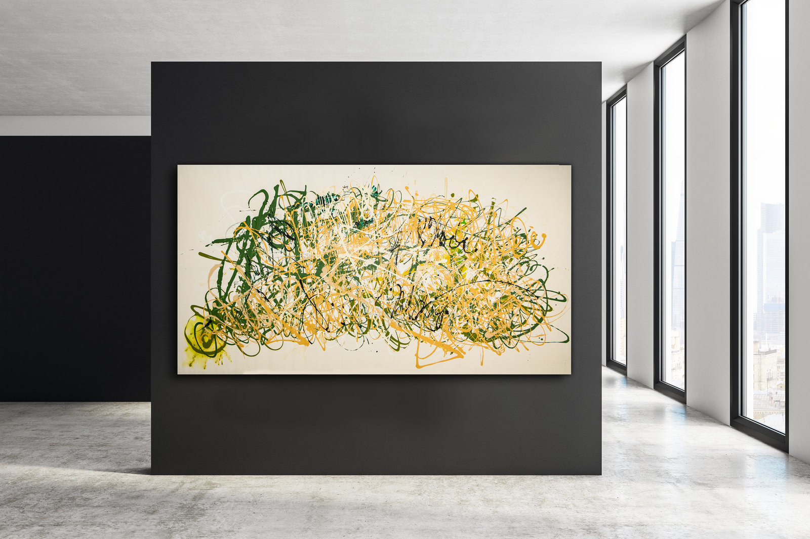 Scrittura Primaverile, 236cm x 125cm