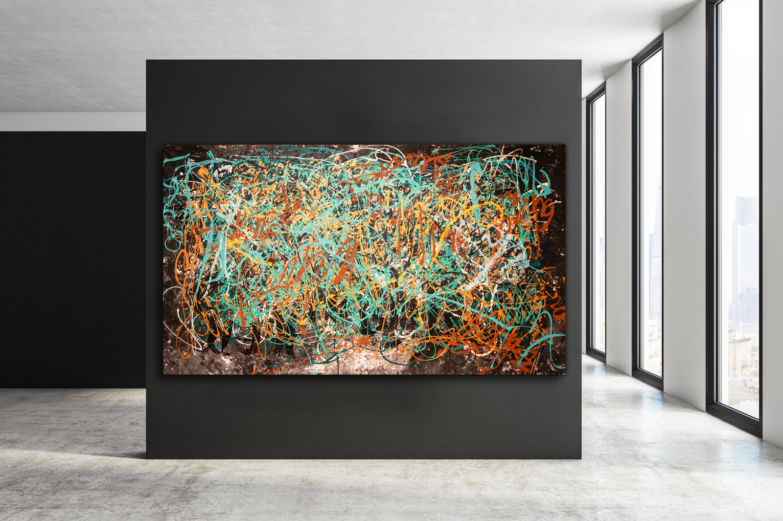 Volo di Scintille, 269cm x 145cm