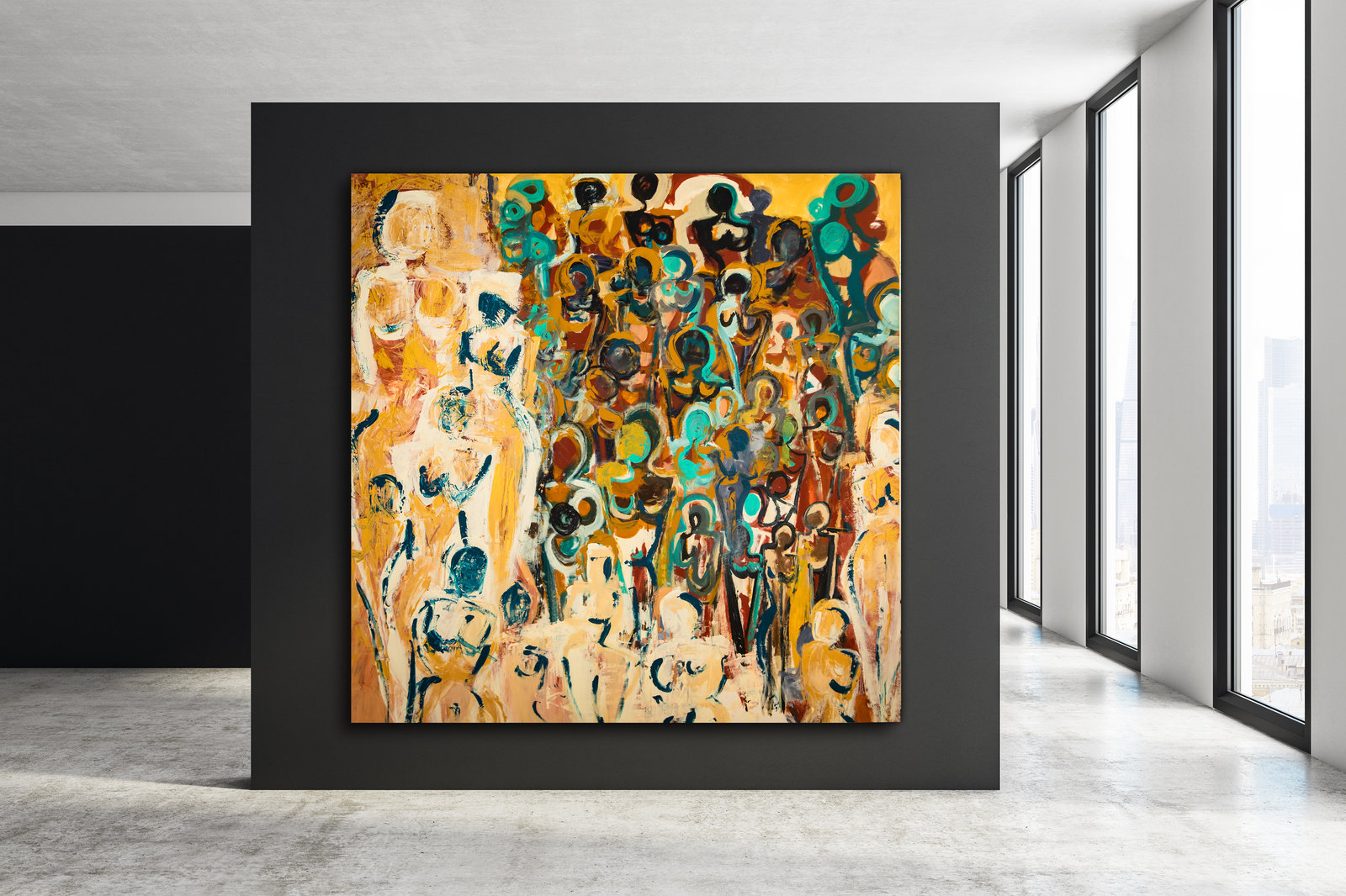 Incontro, 129,5cm x 89,5cm