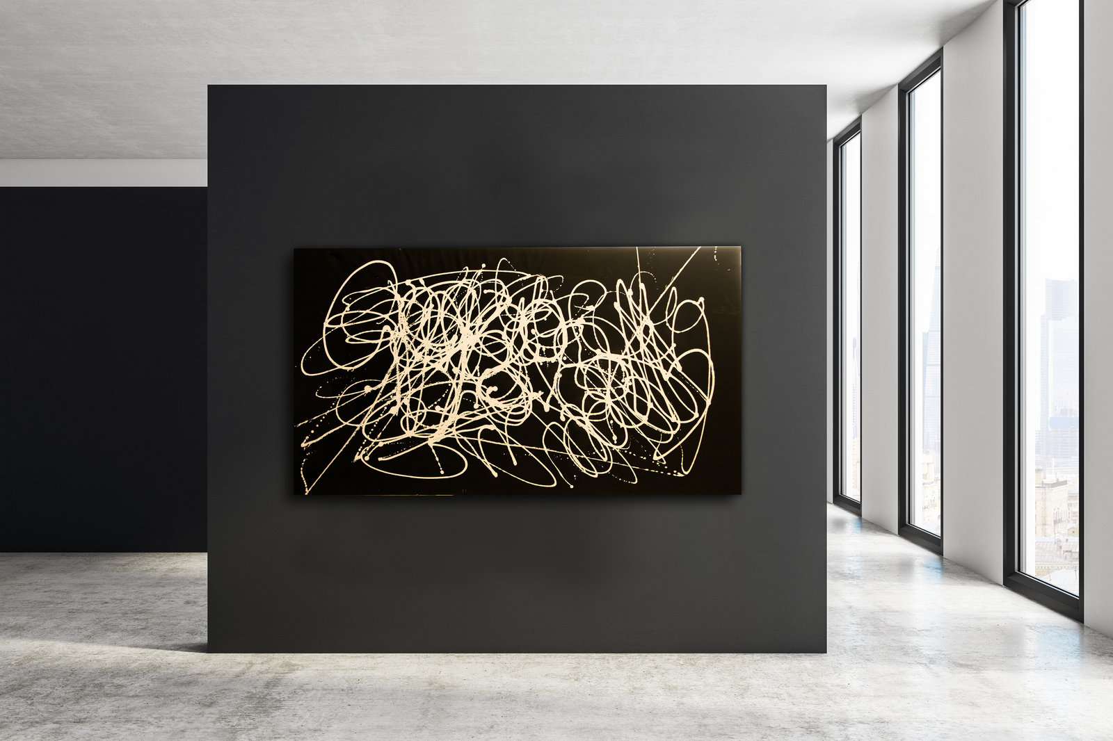Scrittura Notturna, 110cm x 200cm